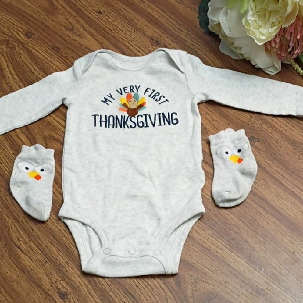 Carter's Thanksgiving Just One You 3M Baby Bodysuit